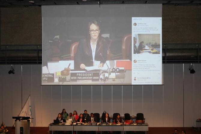 138th IPU CONVENES IN GENEVA